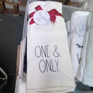 NWT Rae Dunn "One & Only" Kitchen Towels